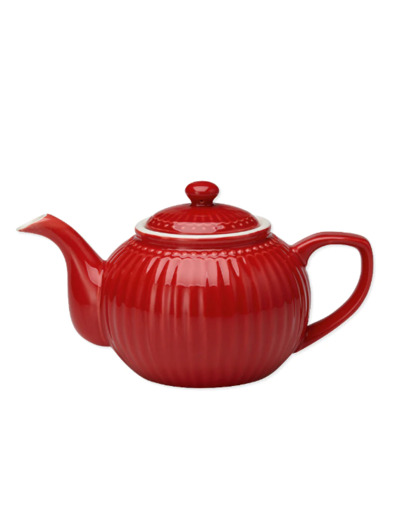 Théière Alice Greengate red