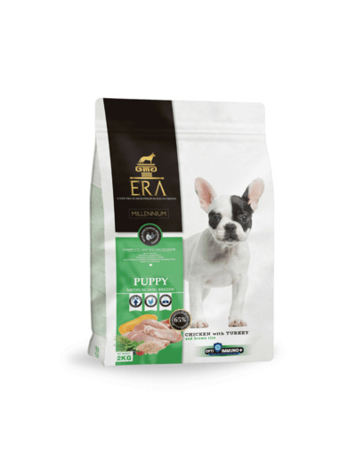 ERA Millenium, Poulet & Dinde pour Chiot (race medium) - 12KG