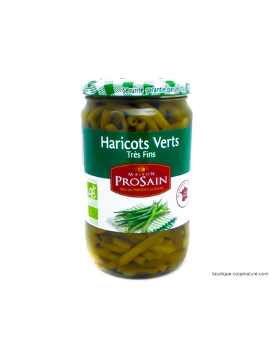 Haricots Verts Extra-fins Bio 660g