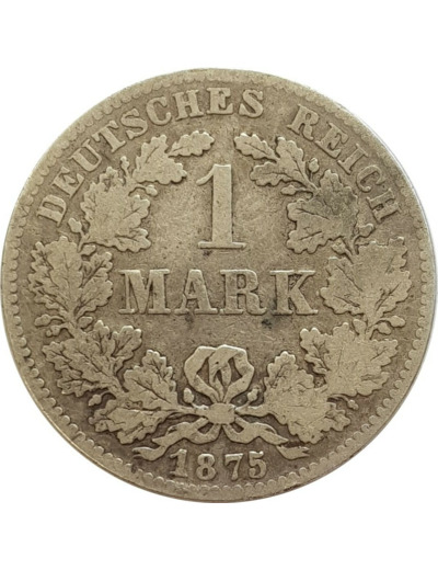 ALLEMAGNE 1 MARK 1875 H TB+