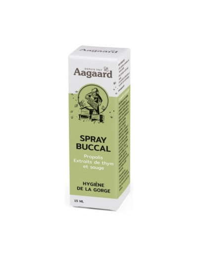 Spray buccal à la propolis Flacon verre spray buccal 15ml