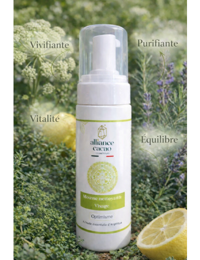 Mousse nettoyante visage à l'angélique