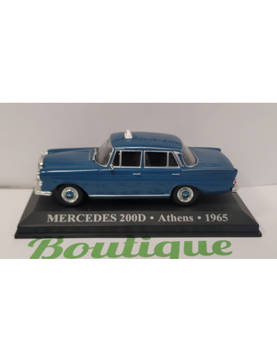 MERCEDES 200D ATHENS 1965 1/43 (TAXI DU MONDE)