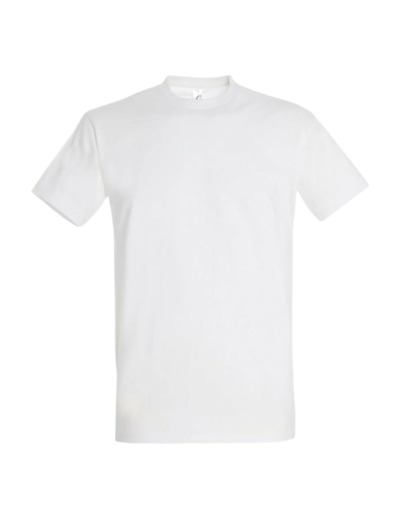 T-shirt blanc coton manches courtes | TM & Outdoor
