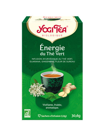 Infusion Energie du Thé vert-17 sachets-Yogi Tea