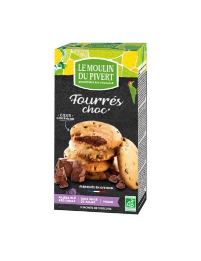 Cookies Fourrés au Chocolat 175g