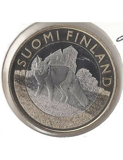 FINLANDE 2014 5 EURO LOUP