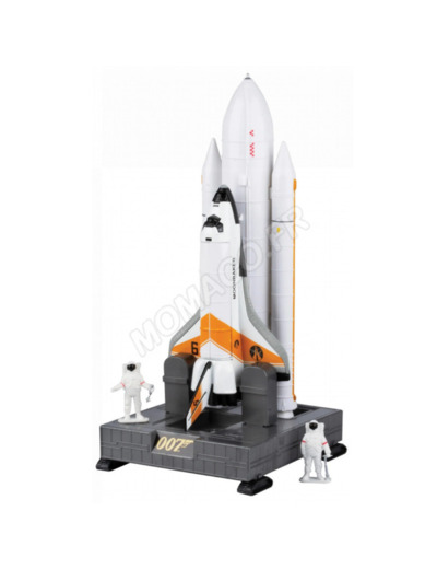 MotorMax 79847 - Base de Lancement Fusée Spatiale James Bond Moonraker 1979 -