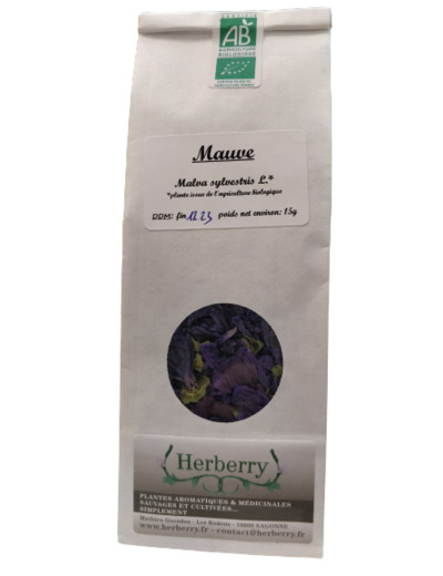 Mauve pour tisanes-15g-Herberry