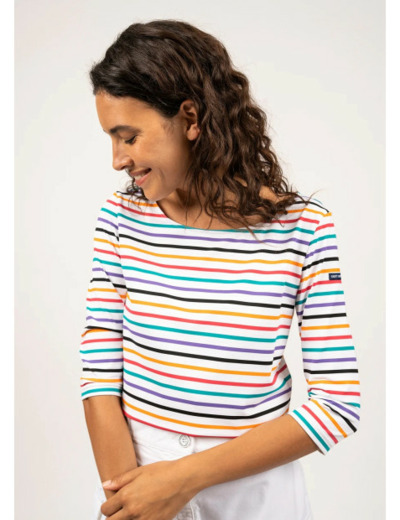 Marinière multicolore Anti-UV Garde Côte