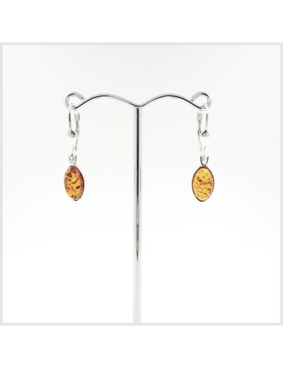 Boucles d'oreilles Ambre