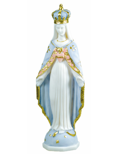ND du Cap -Statue en albâtre 27cm -Couleur