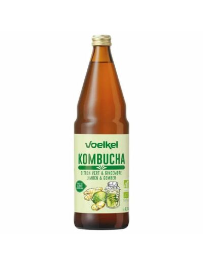 Kombucha Bio Citron Gingembre-75cl-Voelkel