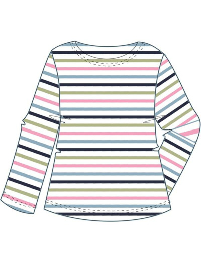 Marinière multicolore Anti-UV Garde Côte