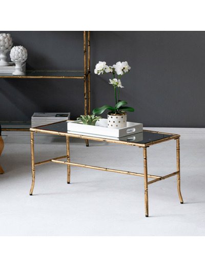 Table basse métal Gold 92x41x43cm