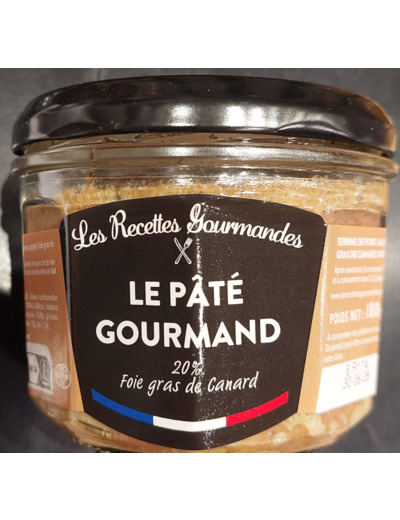 Pâté Gourmand 20% Foie Gras de Canard