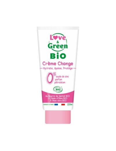 Crème Change Bio Sans Oxyde de Zinc 100ml