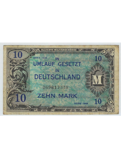 ALLEMAGNE ( WWII ) 10 MARK 1944 TB+