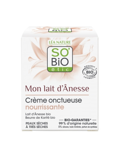 Crème onctueuse nourrissante au lait d'anesse 50ml