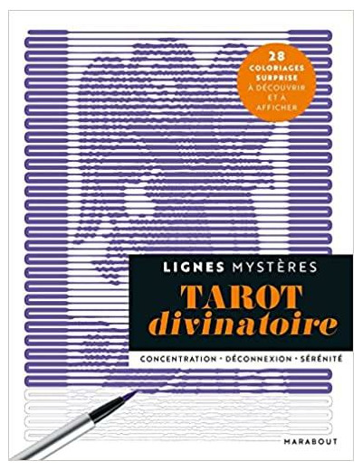 Tarot divinatoire. 28 coloriages surprise à découvrir et à afficher