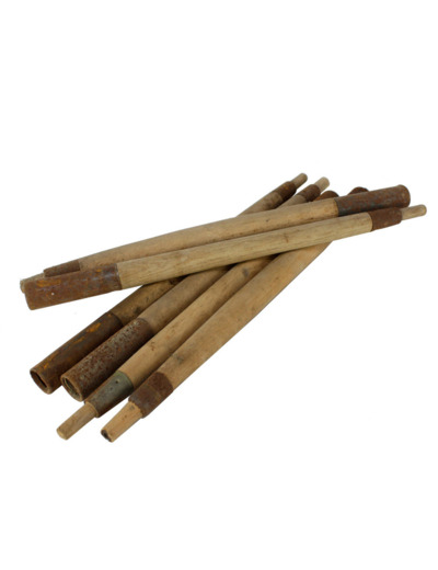 Lot de 6 mâts en bois