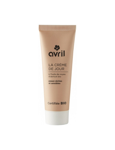 Crème de jour peau sèche et sensible Huile de Noyau d'Abricot 50ml