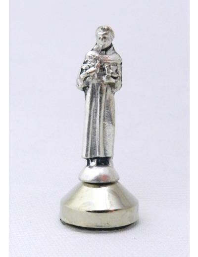 Statue métal- St François 5cm