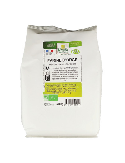 Farine d'Orge 500g Bio