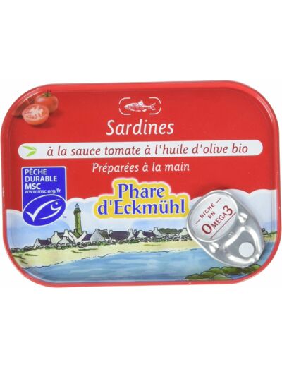 Sardines sauce tomate 135g Phare d Eckmühl