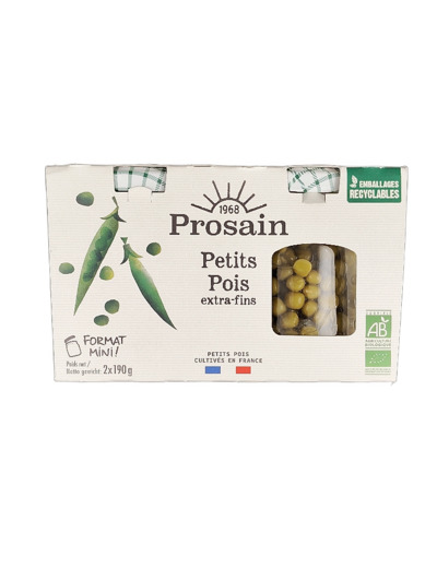 Petit Pois Extra-Fins 2x125g Bio