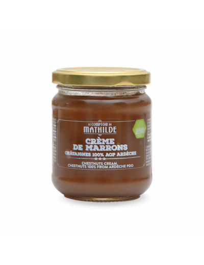 Crème de marron 100% Châtaignes d'Ardèche AOP - 250G