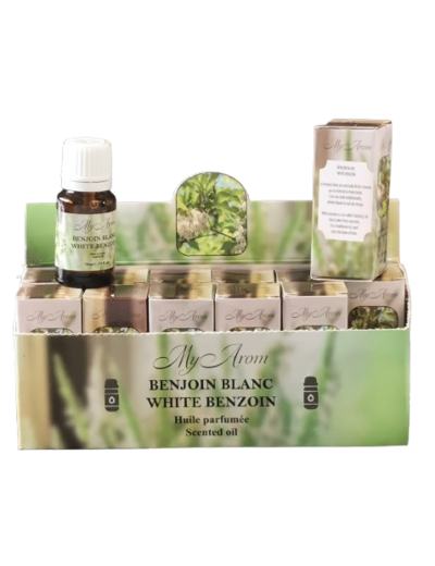 Flacon d'Huile Parfumée 10ml Benjoin Blanc