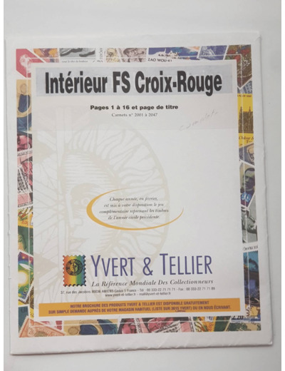 Yvert et Tellier FRANCE CROIX-ROUGE FS 1952-1998 (jeux sans pochettes)