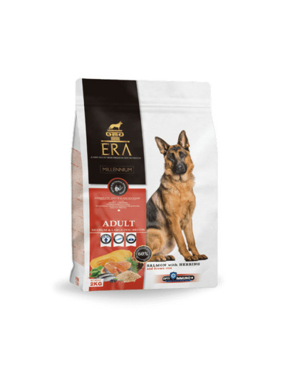 ERA Millenium, Saumon & Hareng pour chien adulte (Medium / Maxi) - 12KG