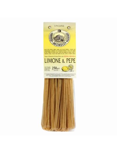 Pâtes au germe de blé au citron et poivre Linguine 250g