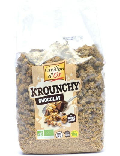 Krounchy 3 chocolat 500g Grillon D Or