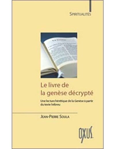 Livre de la genèse décrypté