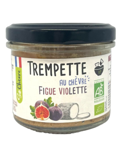 Trempette chèvre et figue violette