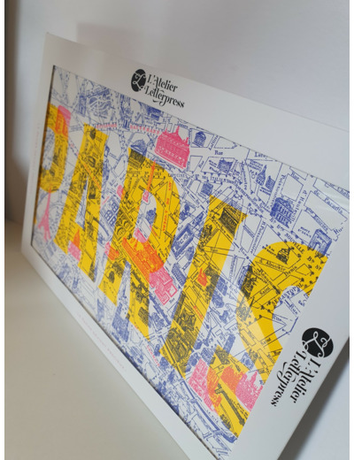 Affiche Plan de Paris