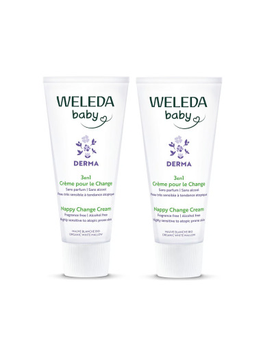 Duo Crème pour le change bébé sans parfum 2x50ml