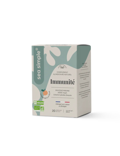 Immunité-Phycocyanine Bio-2000mg-Sea Simple