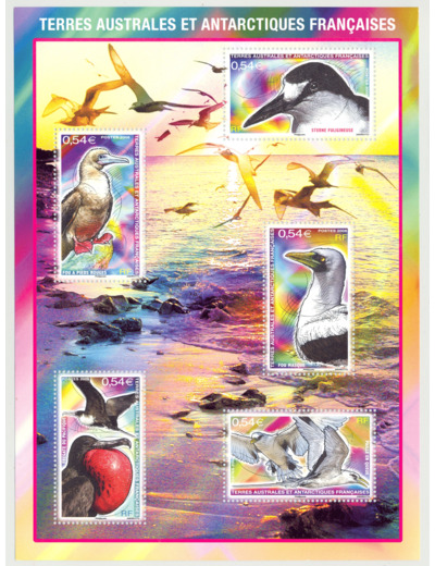 T.A.A.F TAAF Feuillet N21 YT21 OISEAUX DES ILES EPARSES ** LUXE