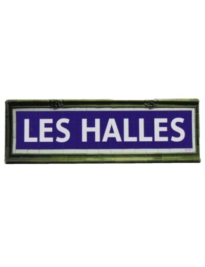 Mini plaque métro Les Halles