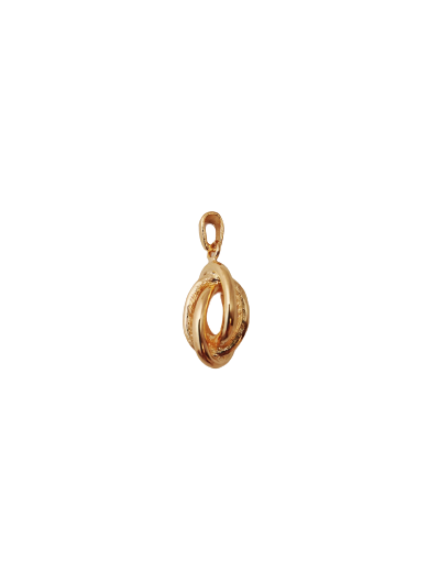 Pendentif en Plaqué Or - NOEUD FORCAT 20mm