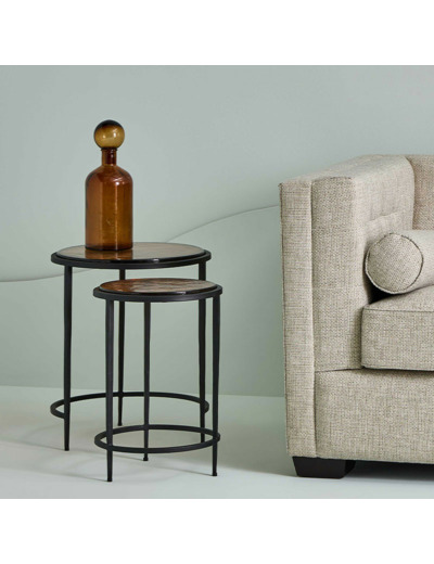 Ensemble dessertes gigogne Igloo 44x53x44cm