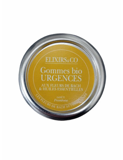 Gommes URGENCES Bio-45g-Elixir and Co