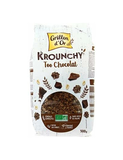 Krounchy Too chocolat 500g Grillon d Or