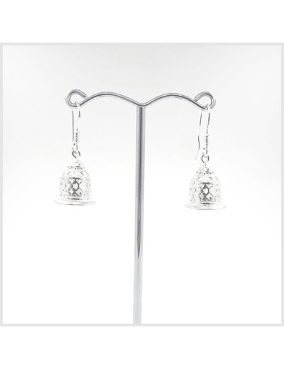 Boucles d'oreilles en argent massif