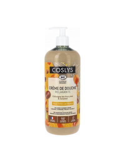 Crème de douche relaxante châtaigne caramel 1L