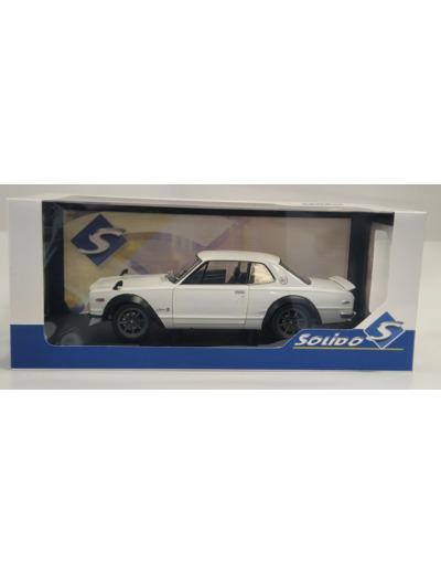 NISSAN SKYLINE (C10) HAKOSUKA 1970 BLANCHE SOLIDO 1/18 BOITE D'ORIGINE NEUF